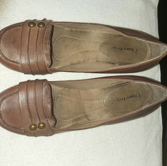 Brown leather office heels - Picture 2 of 5